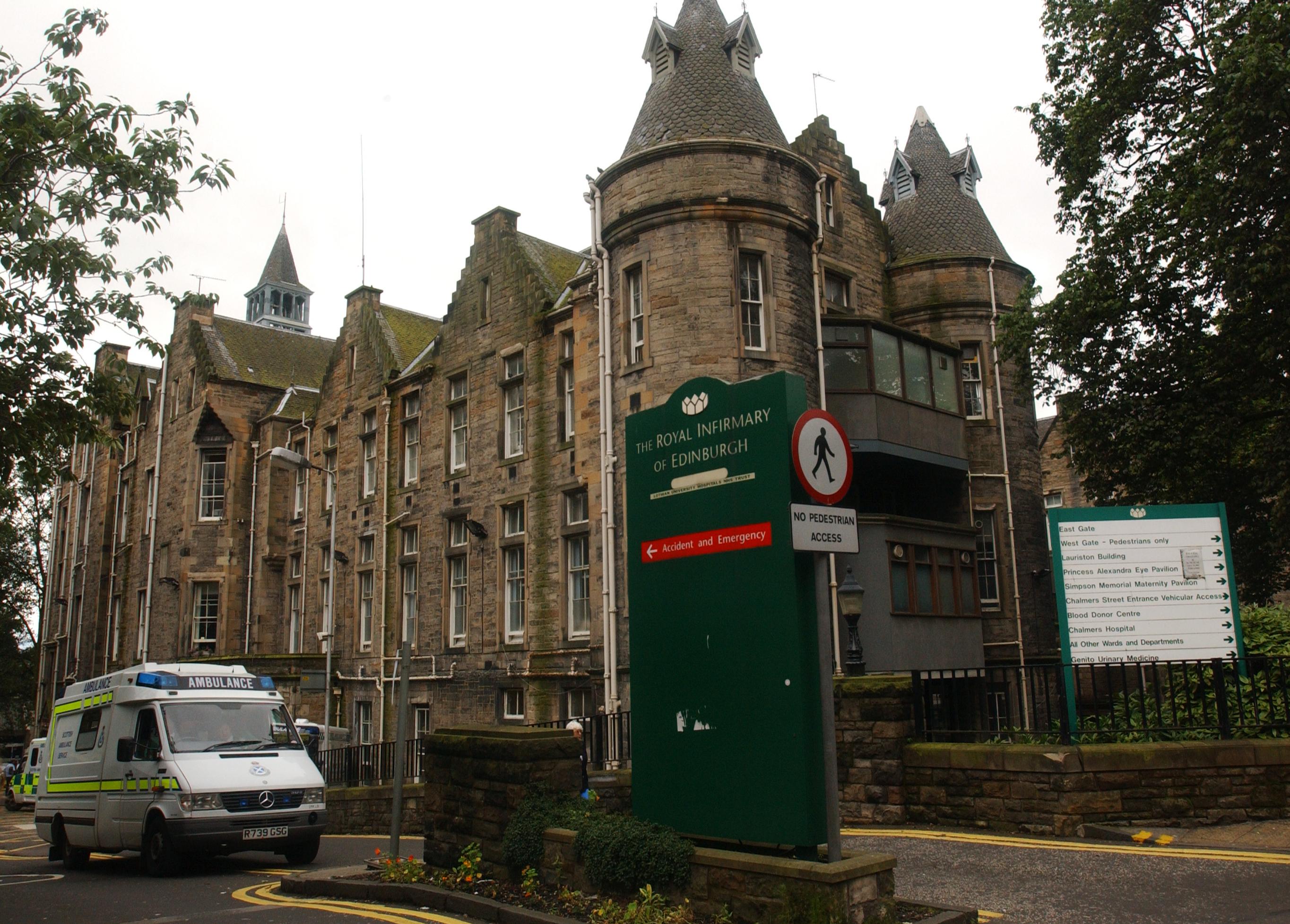 Petrol Station Near Edinburgh Royal Infirmary