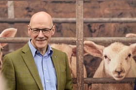 First Minister John Swinney visited the Royal Highland Show at Ingliston last Saturday, where he launched the SNP's rural manifesto.  
He said the Tories' "botched" Brexit deal had resulted in uncertainty on farm funding, caused severe labour shortages, and imposed costly trade barriers with the EU.