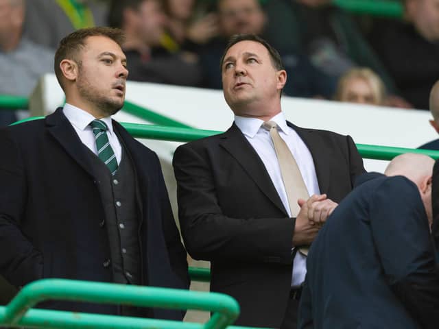 Mackay (right) and Kensell have clear idea of what Hibs want.
