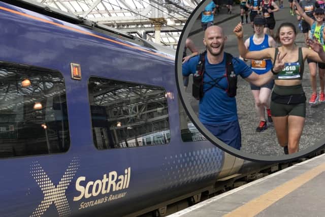 ScotRail will provide additional services on Sunday to help runners and spectators