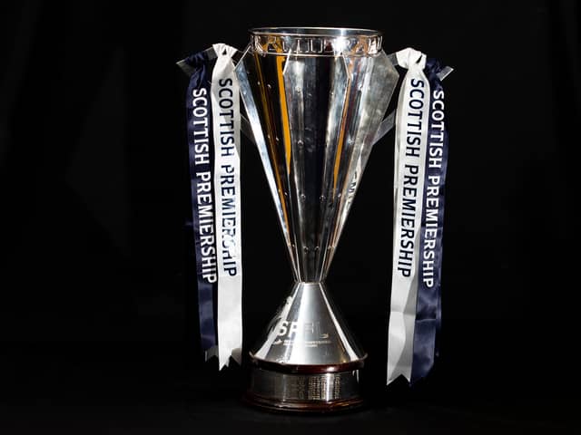 The Scottish Premiership Trophy (Pic: SNS)