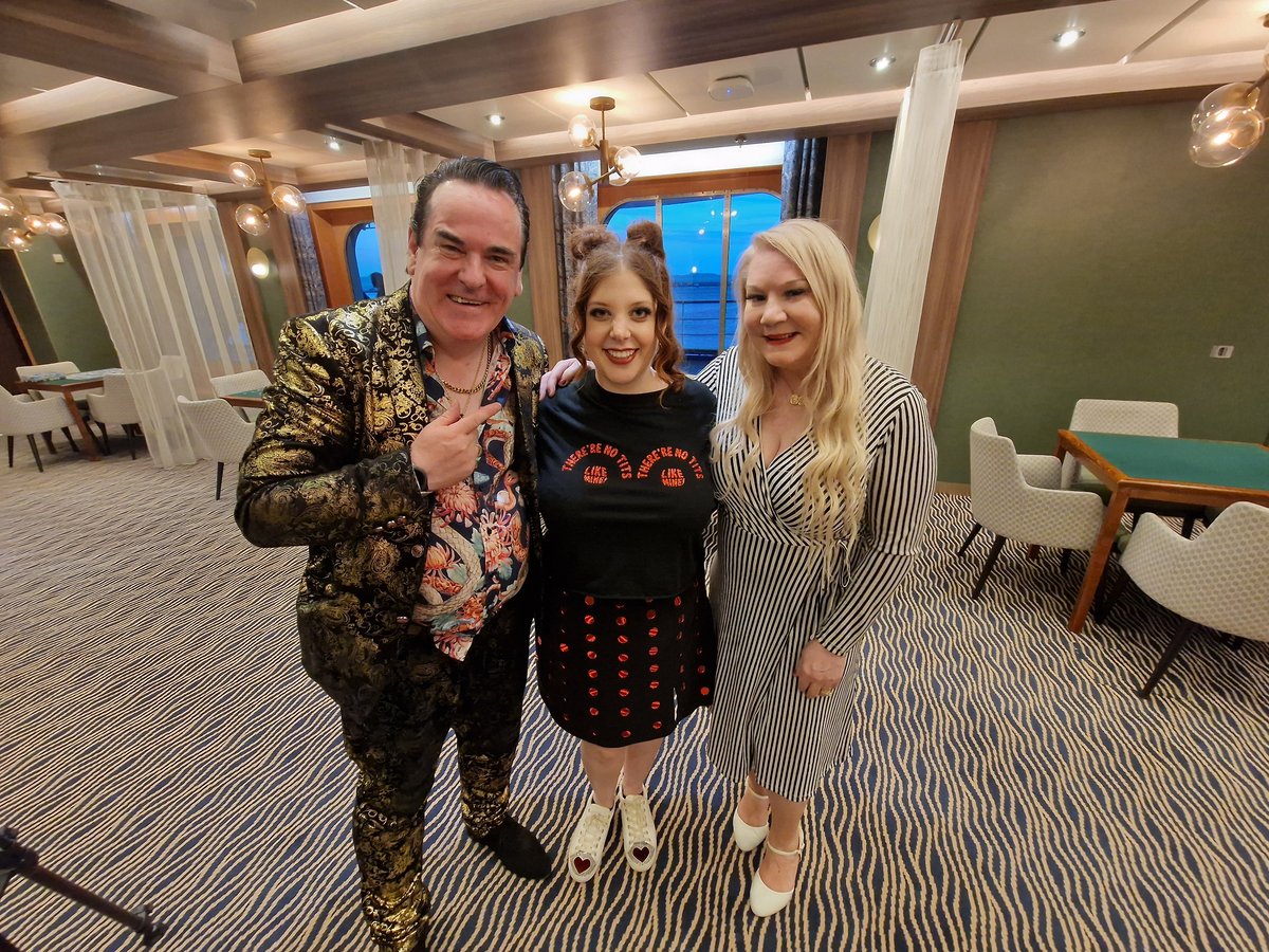 Edinburgh TV couple wined and dined by Hollywood star Rachel Redleaf on luxury cruise liner