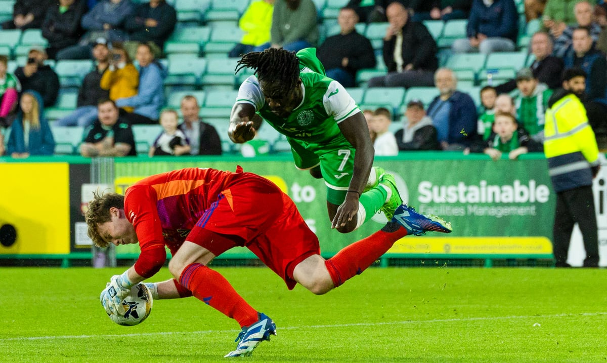 Hibs £2.5 million-rated attacker 'flying' in fitness fight