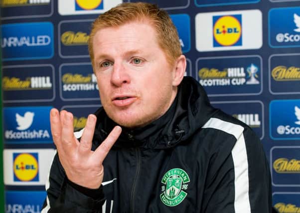 Neil Lennon believes the surface at Easter Road will suit both teams tonight